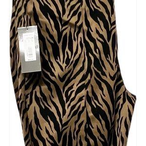 Zebra Print Slim Factor Ankle pants